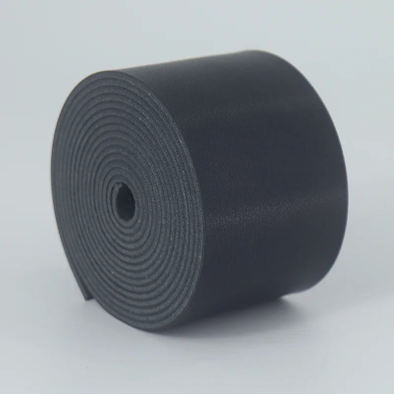 1 Roll of 5cm Wide Napa Texture Faux Leather PU Strip Single Sided 2mm Thickness for DIY Clothing Accessories Sewing Supplies