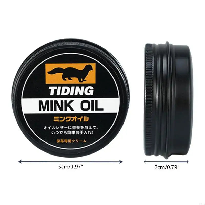 Mink Oil Cream Practical Leather Maintenance Cream Leathercraft Accessories for Shoes Bags Leather Care Repair Wax Dropshipping