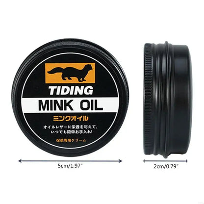 Mink Oil Cream Practical Leather Maintenance Cream Leathercraft Accessories for Shoes Bags Leather Care Repair Wax Dropshipping