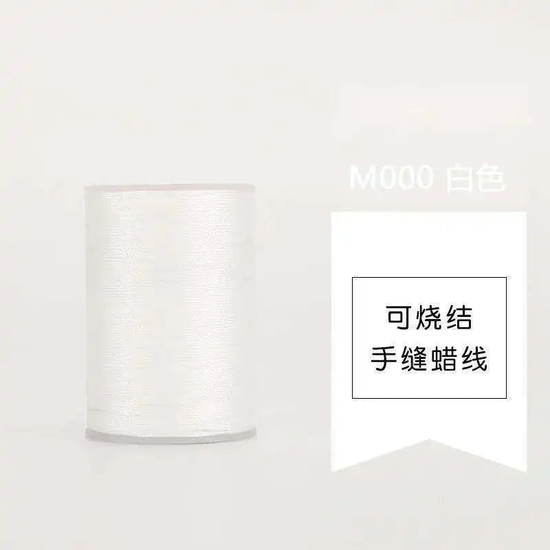 Hand High Quality Durable 0.35/0.45/0.55mm Leather Waxed Flat Wax Thread Cord For DIY Handicraft Tool Stitching Thread