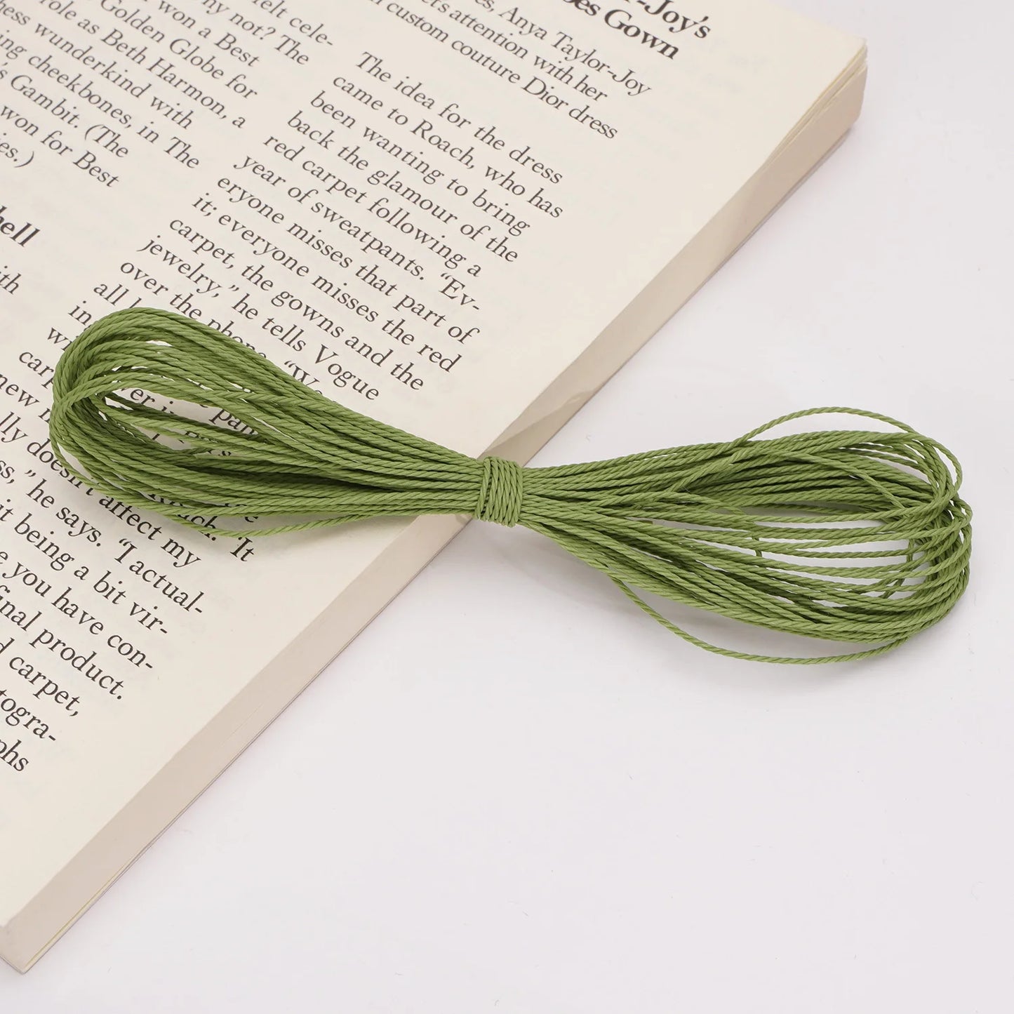1mm Waxed Thread Polyester Waxed String for Crafts Leather Sewing Jewelry Making DIY Tools High Strength Waterproof Waxed Cord