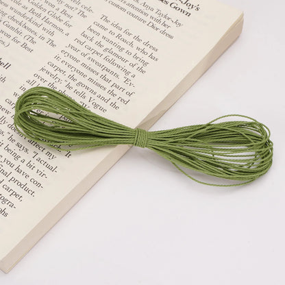 1mm Waxed Thread Polyester Waxed String for Crafts Leather Sewing Jewelry Making DIY Tools High Strength Waterproof Waxed Cord