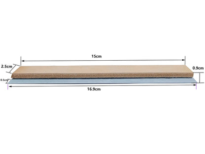 Knife Sharpening Leather Strop Polishing  Genuine leather 25mm With Aluminum alloy Blank 4mm Thickness