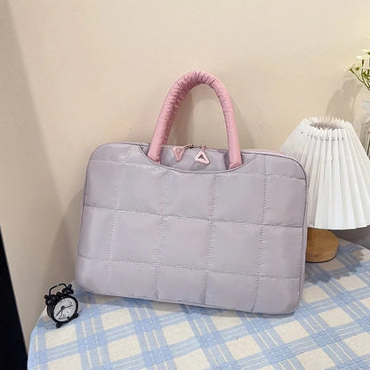 Portable Shockproof Laptop Handbag Nylon Waterproof Notebook Bag Soft Case Notebook Case