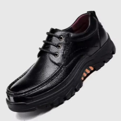 2025 New Handmade Genuine Leather Shoes 48 Men Loafers Soft Leather Men Thick Sole Casual Shoe Male Footwear Black Brown Slip-on