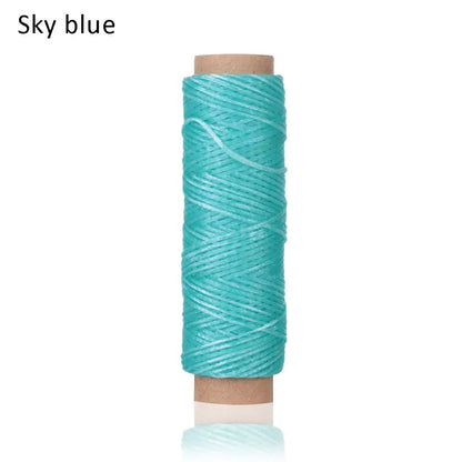 30m/roll 150D Flat DIY Hand Stitching Leather Sewing Line Waxed Thread Cord