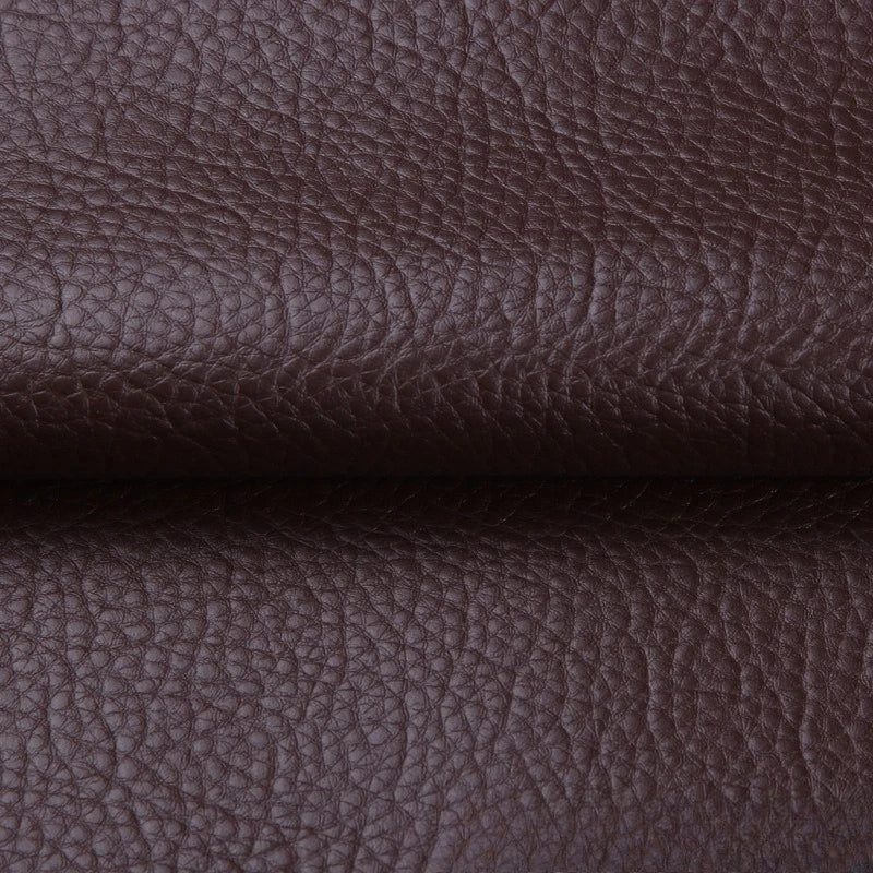 PU Litchi Grain Leather Fabric Waterproof Faux Leather Upholstery Material for Headboard Sofa Furniture DIY Craft