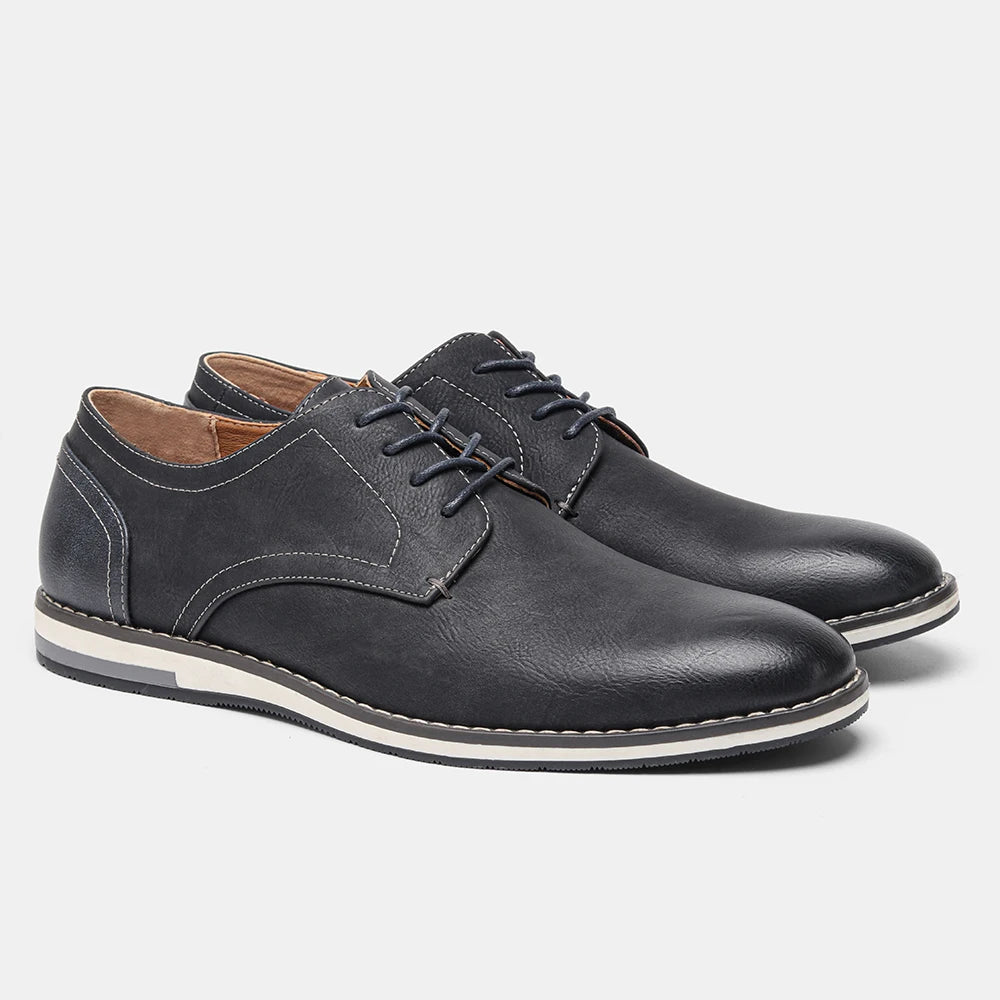 Leather loafer men fashion comfortable 2024 brand casual shoes men