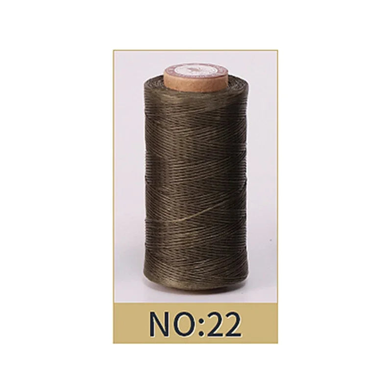 50M 0.8mm Thickness Waxed Thread For Leather Waxed Cord For Diy Handicraft Tool Hand Stitching Thread Flat Waxed Sewing Line