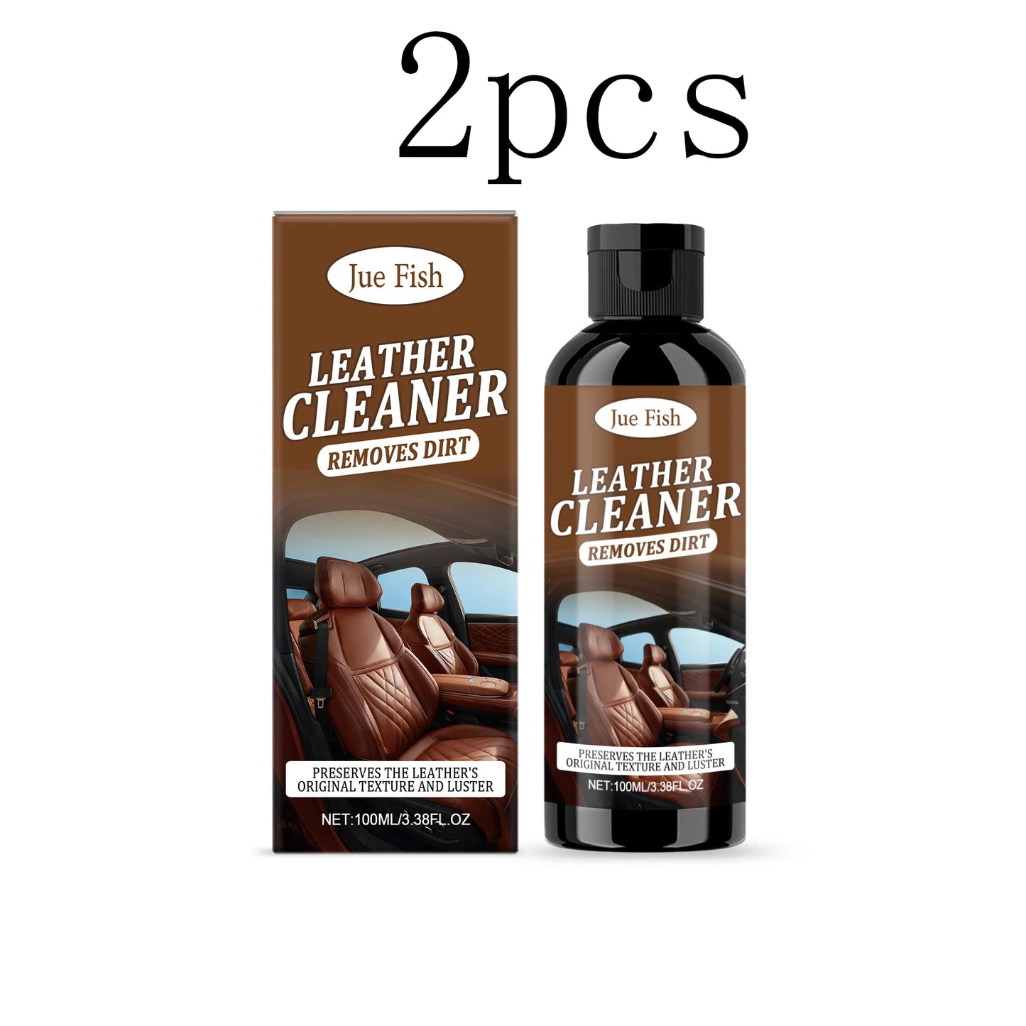 Leather Cleaner - A Universal Cleaner for Stain Removal, Refurbishing and Maintenance, Suitable for Sofas and Car Seats