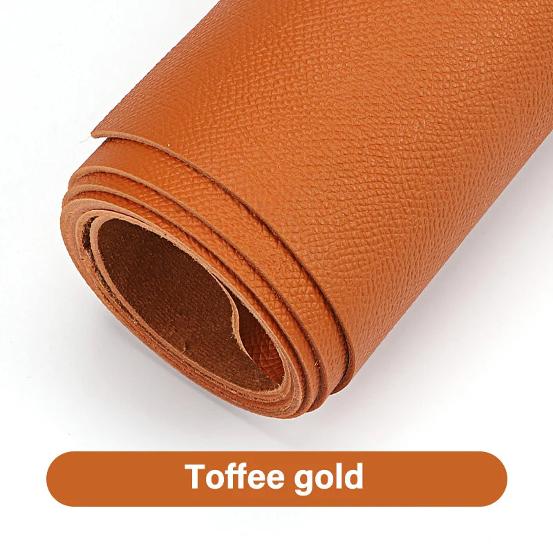 WUTA Calfskin Leather Piece Have Beautiful Embossed Pattern Made From The Famous French Tanneries DU PUY Handmade DIY Cowhide