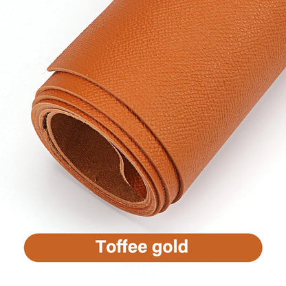 WUTA Calfskin Leather Piece Have Beautiful Embossed Pattern Made From The Famous French Tanneries DU PUY Handmade DIY Cowhide