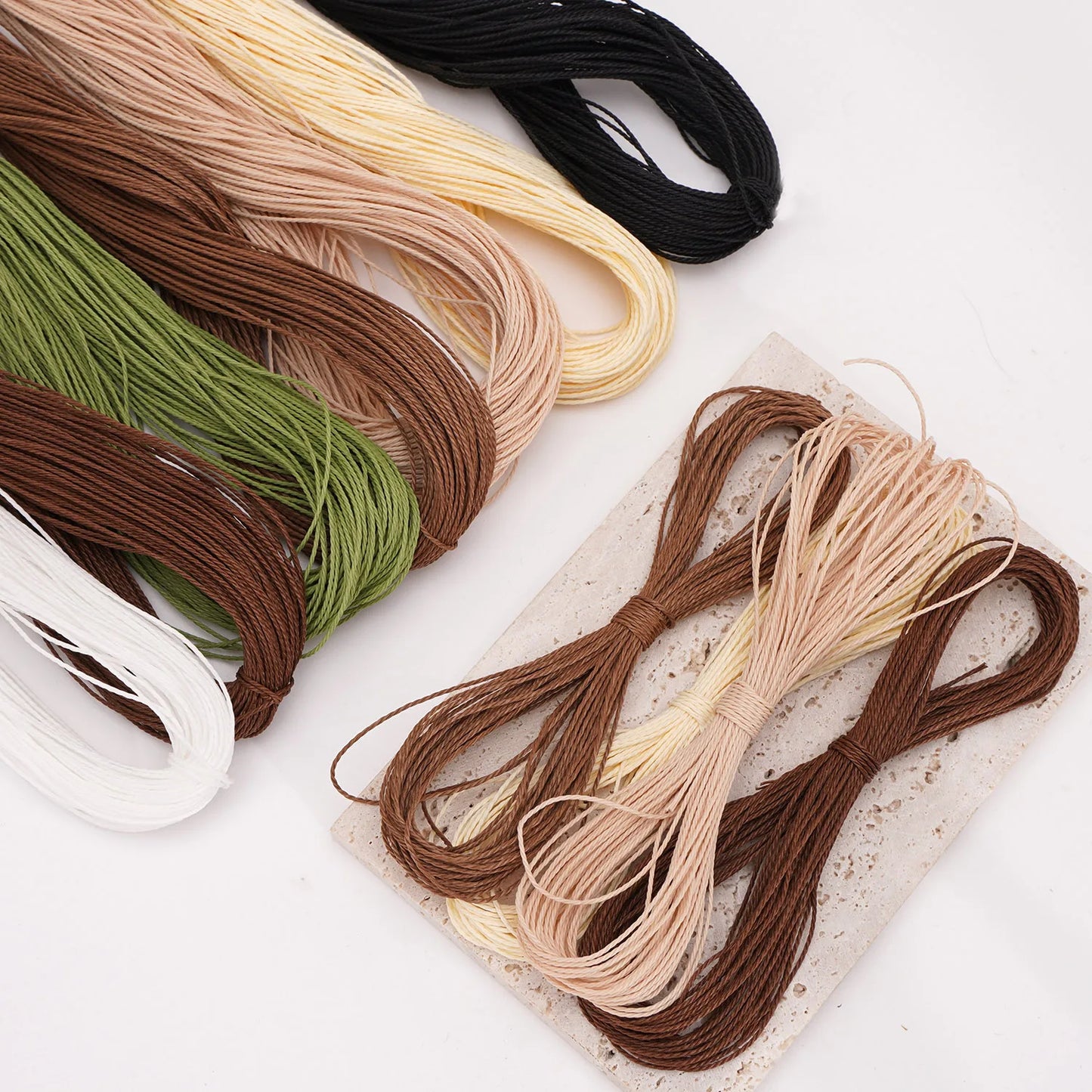 1mm Waxed Thread Polyester Waxed String for Crafts Leather Sewing Jewelry Making DIY Tools High Strength Waterproof Waxed Cord