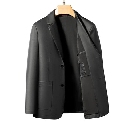 2025 Spring and Autumn leather jackets, casual leather suits, men's leather jackets, and sheepskin slimming high-end