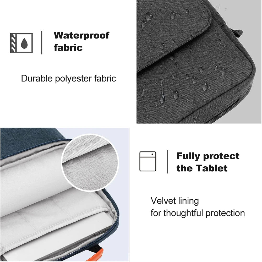 Shoulder Bag for MacBook Air 13 Case M4 M3 M2 M1 13.6 inch Laptop Bag for iPad Air 5 13 Pro 12.9 11 10th A16 S9 8 7 Plus Bag