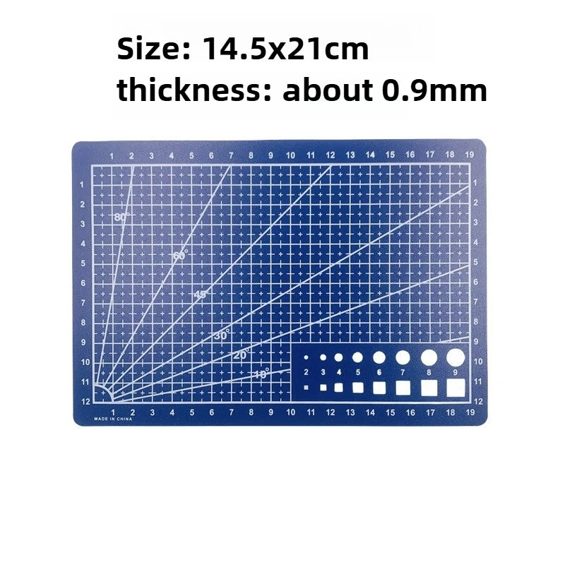 PVC Cutting Mat Workbench Pad for Sewing DIY Leather Craft Knife Engraving Double Sided Non Slip Durable Board