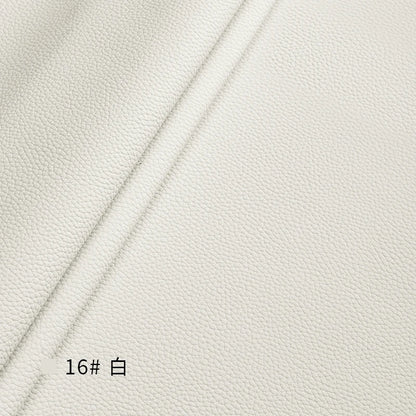 Litchi Textured PU Leather Fabric Thickened for Sofa Car Seats Designer Handmade Diy Sewing Material Cloth By The Meter