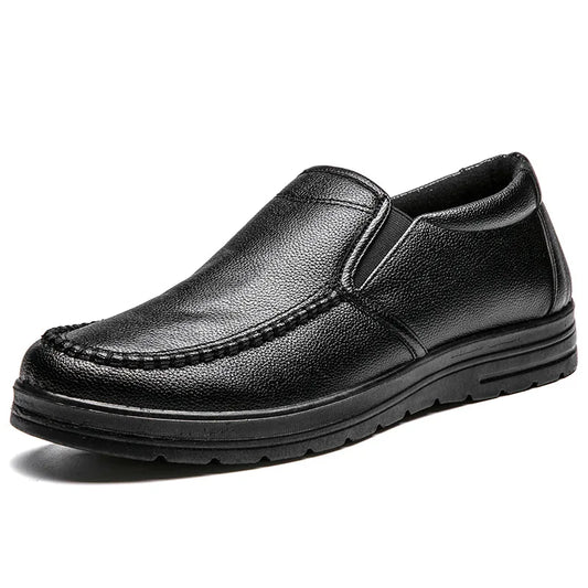Genuine Leather Shoes Men Loafers Soft Comfortable Mens Business Shoes Flat Casual Footwear Male Brand Shoes KA2707