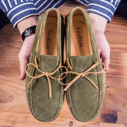 Leather Men Casual Shoes Luxury Brand comfortable Slip on Formal Loafers Men Moccasins Italian Soft Male Driving Shoes