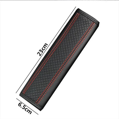Car Accessories Seat Belt PU Leather Safety Belt Shoulder Cover Breathable Protection Seat Belt Padding Pad Auto Interior Access