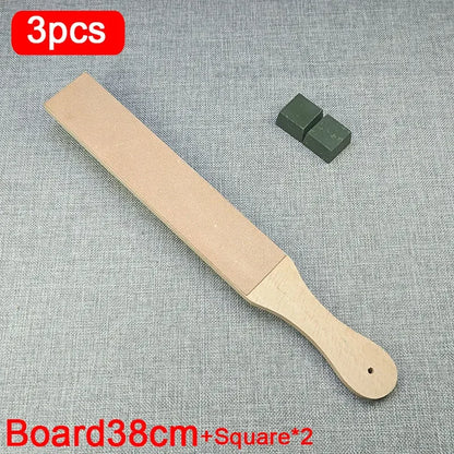 Leather for Knife Sharpening with Polishing Compound - Double Sided Stropping Leather : Knife for Wood Carving and Woodworking.