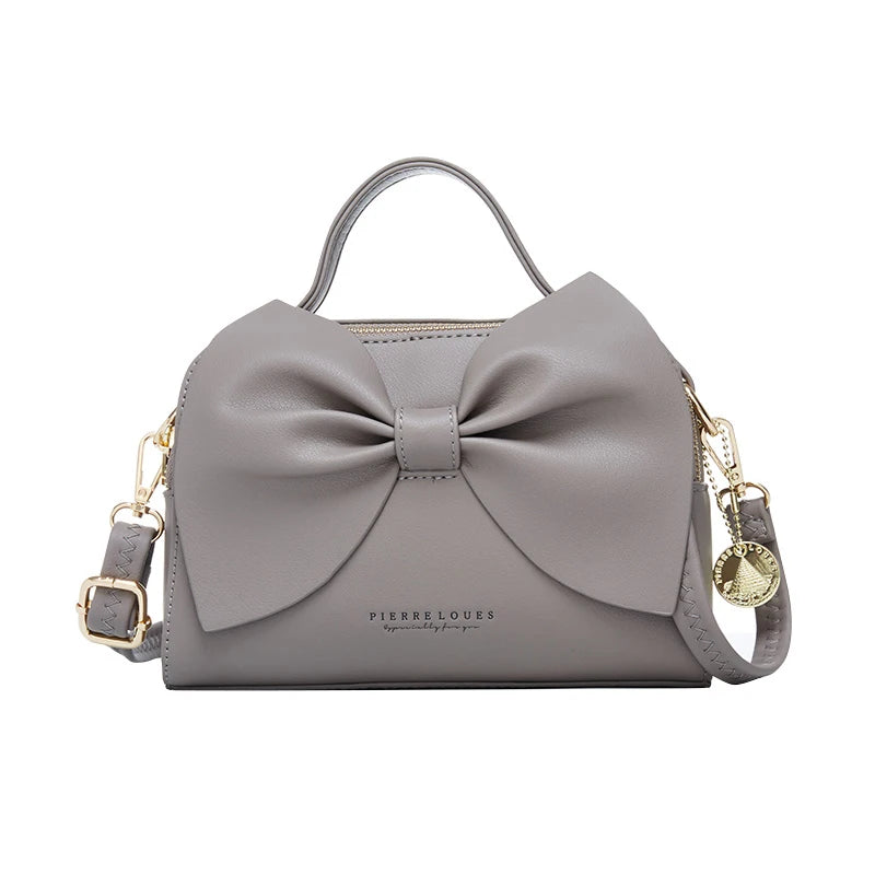 Elegant Women PU Leather Handbags Female Shoulder Crossbody Bags for Women Handbags High Quality Ladies Messenger Hand Bags Bow