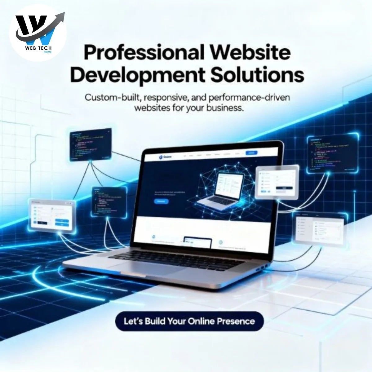 Web Tech Prime Full Cycle Web Development Services Programming & Development Software Solution