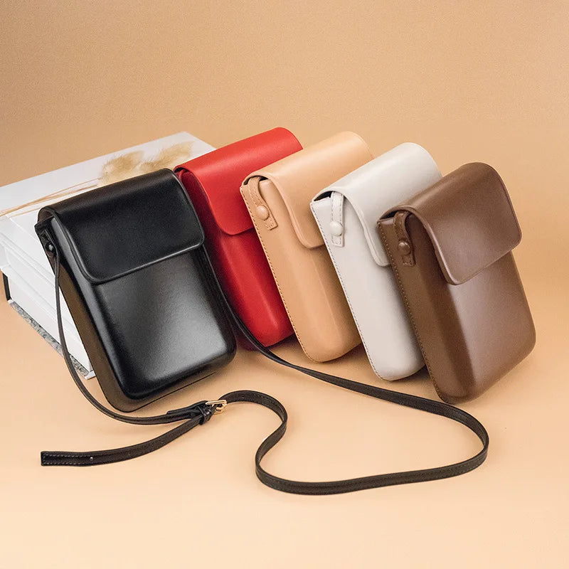 New Women Handbags Fashion Pu Leather Shoulder Bags Female Luxury Large Capacity Crossbody Bags For Women Small Flap Phone Purse