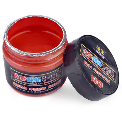 50g/Bottle Leather Coloring Pigment Dye Liquid Leather Repair Refurbish For Car Seat Bag Shoes Sneakers Leather Skin Care Crafts