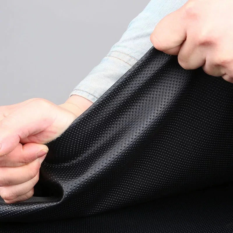Not Stick Perforated Holes Leather Fabric Faux Leather Fabric for Furniture Couch Car Seat Office Chairs Sofa Repair Refurbished