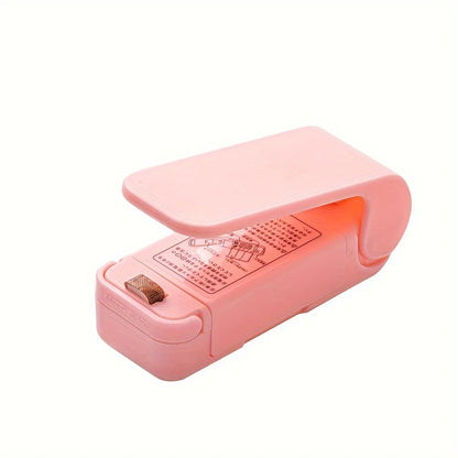Mini Heat Bag Packaging Sealer Portable Plastic Bag Clip Sealing Machine Food Storage Seal Snack Sealing Kitchen Gadgets
