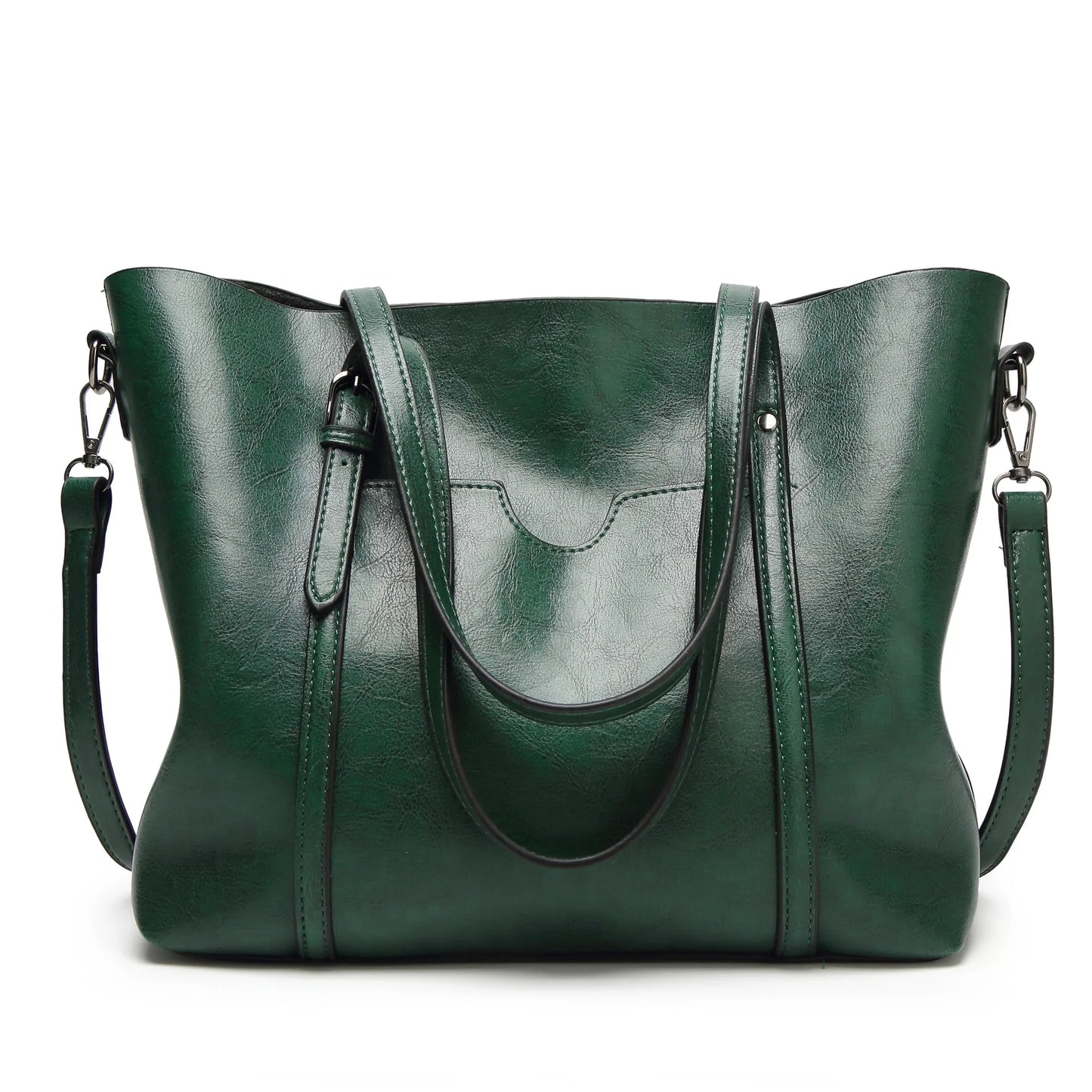 Women's Genuine Leather Tote Bag, Waterproof Multi Purpose Casual Shopping Outings Work Handbag Women Shoulder Crossbody Bags