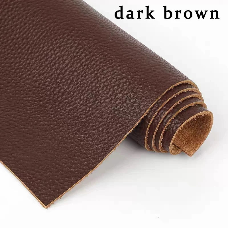Genuine leather, top layer cowhide, brown leather fabric, imported leather, whole coffee sofa, bedside soft bag, leather