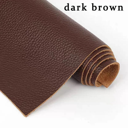Genuine leather, top layer cowhide, brown leather fabric, imported leather, whole coffee sofa, bedside soft bag, leather