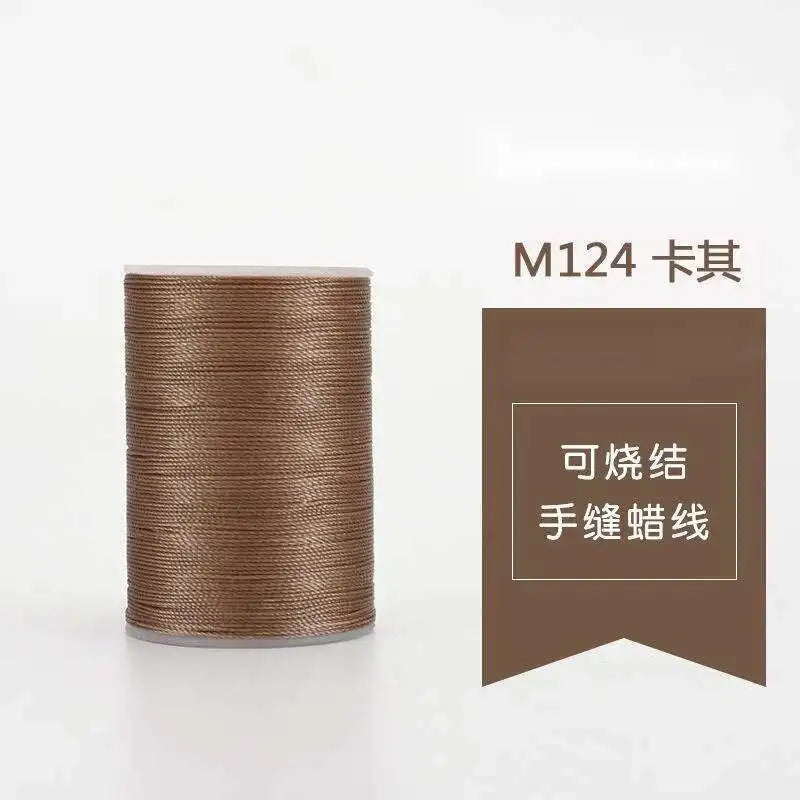 Hand High Quality Durable 0.35/0.45/0.55mm Leather Waxed Flat Wax Thread Cord For DIY Handicraft Tool Stitching Thread