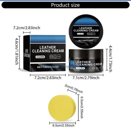 P9FD Natural Ingredients Leather Care Cream Leather Cleaning Cream for Auto Interiors
