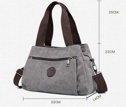 Women's Canvas Bag Handbags Shoulder Bags Messenger Bags Crossbody Bags Tote Large Capacity Work Bags bags for women