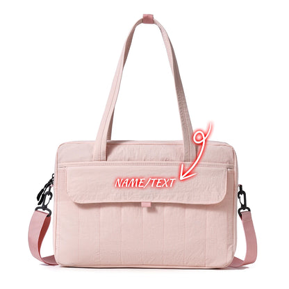 Customized Logo Laptop Bag, High-End Tablet Storage Shoulder Tote Bag,Briefcase, Commuter Handbag, Women's iPad Personalized DIY