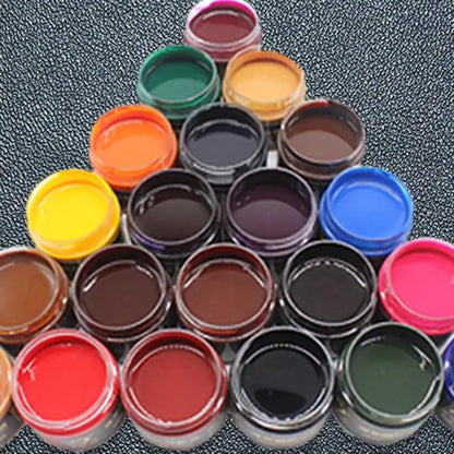 50ml Leather Paint Shoe Cream Coloring for Bag Sofa Car Seat Scratch Brown Leather Dye Repair Restoration Color Change Paint