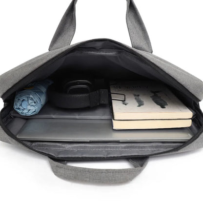 Laptop shoulder bag, men's laptop bag, large capacity business briefcase, inner bag storage