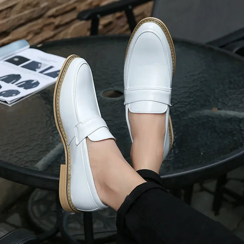 Spring New Men's Leather Shoes Formal Dress Business Leather Shoes Banquet Men's Shoes