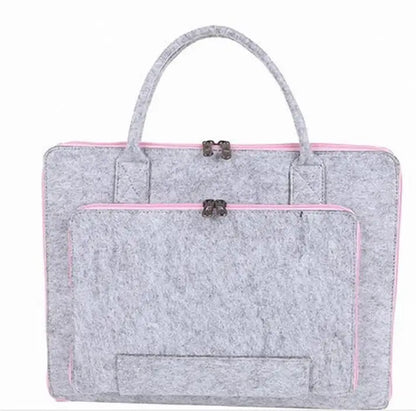 11/13/15.6/17 Inch Laptop Bag, Felt Laptop Sleeve Notebook Computer Case Carrying Bag Pouch with Handle for  Asus / Lenovo