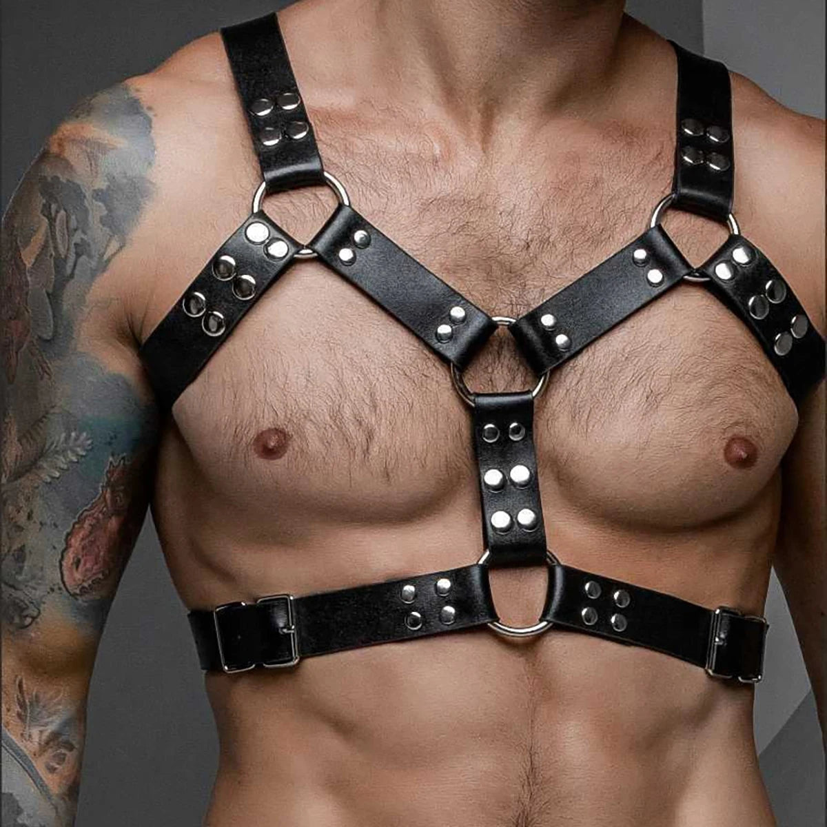 Men's Leather Straps Adjustable for Daily BDSM Accessories Sexy and Charming Clothing Accessories Holiday Party Matching