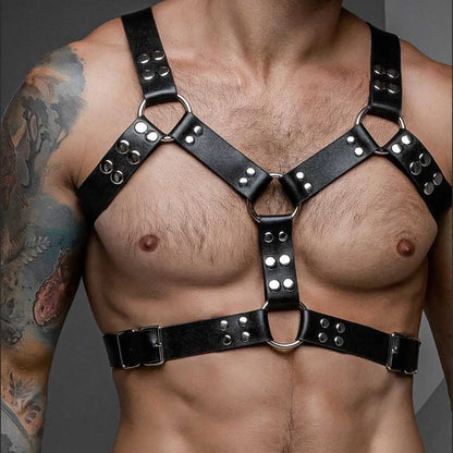 Men's Leather Straps Adjustable for Daily BDSM Accessories Sexy and Charming Clothing Accessories Holiday Party Matching