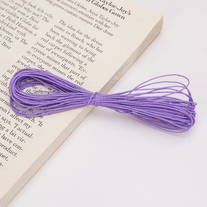 1mm Waxed Thread Polyester Waxed String for Crafts Leather Sewing Jewelry Making DIY Tools High Strength Waterproof Waxed Cord