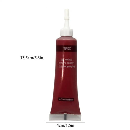 Leather Color Paste 20ml Complementary Balm For Leather Restoration Paste Leave no trace For Leather Furniture Bags Shoes Car