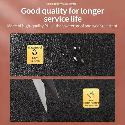 Self-Adhesive Pu Leather Repair Patch, Waterproof and Wear-Resistant Synthetic Leather Patch, Can Be Freely Cut, Used for Car Seats, Sofas, Bags, Shoes, Furniture Renovation, DIY Soft Decoration Leather Tape