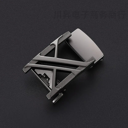 New Belt, Fashionable Men's Leather Belt, Business, Trendy, Casual, Versatile, Letter Graffiti,