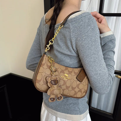 High-end style handbag for women, 2025 new model, unique and fashionable, trendy, retro, simple and elegant small square bag