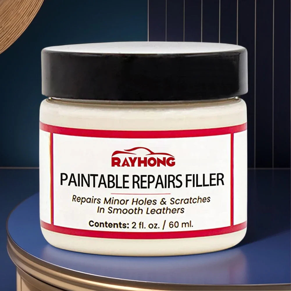 60ml Leather Filler Repair Compound Leather Restoration Cream Car Leather Conditioner Cleaner Auto Leather Repair Cream